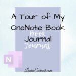 A Tour Of My New OneNote Book Journal