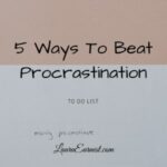 5 Ways To Beat Procrastination