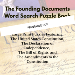 The Founding Documents Word Search Puzzle Book (PDF)