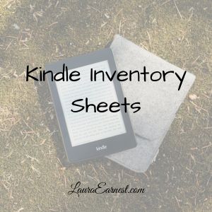 Kindle Inventory Sheets