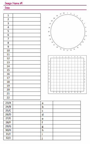 Printable Kumihimo Project Logbook - Image 1