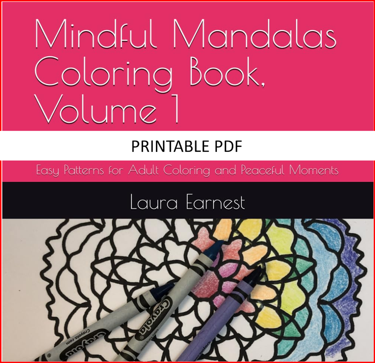 Mindful Mandalas Coloring Book, Volume 1 (PDF)