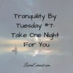 Tranquility By Tuesday #7: Take One Night For You