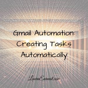 Creating Tasks From Gmail Automatically