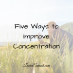 improve concentration